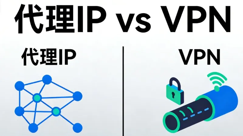 代理IP vs VPN：别再傻傻分不清，一文讲透
